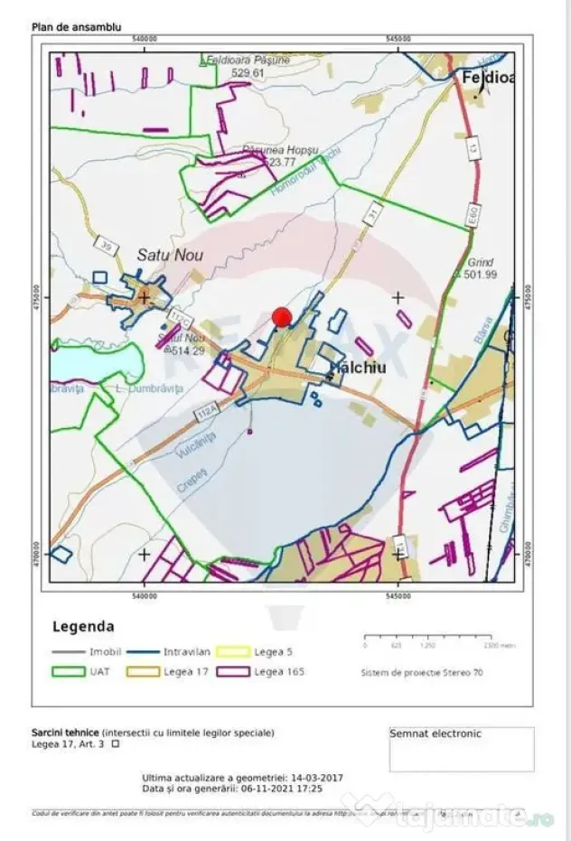 Vanzare teren rezidential 7500 mp Brasov, Halchiu / Strada Romana - Halchiu (Brasov)