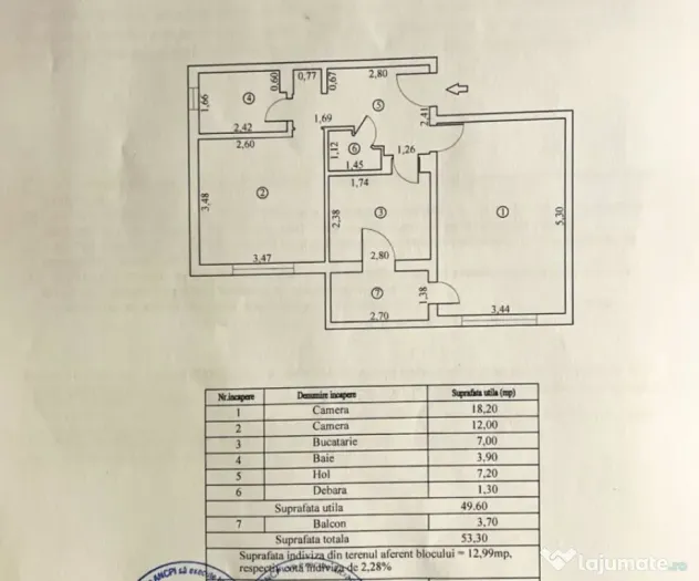 Apartament 2 camere decomandat, zona Independentei, etaj 2