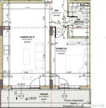Apartament 2 camere, Cf, Tva inclus, garaj, Zona Centrala !