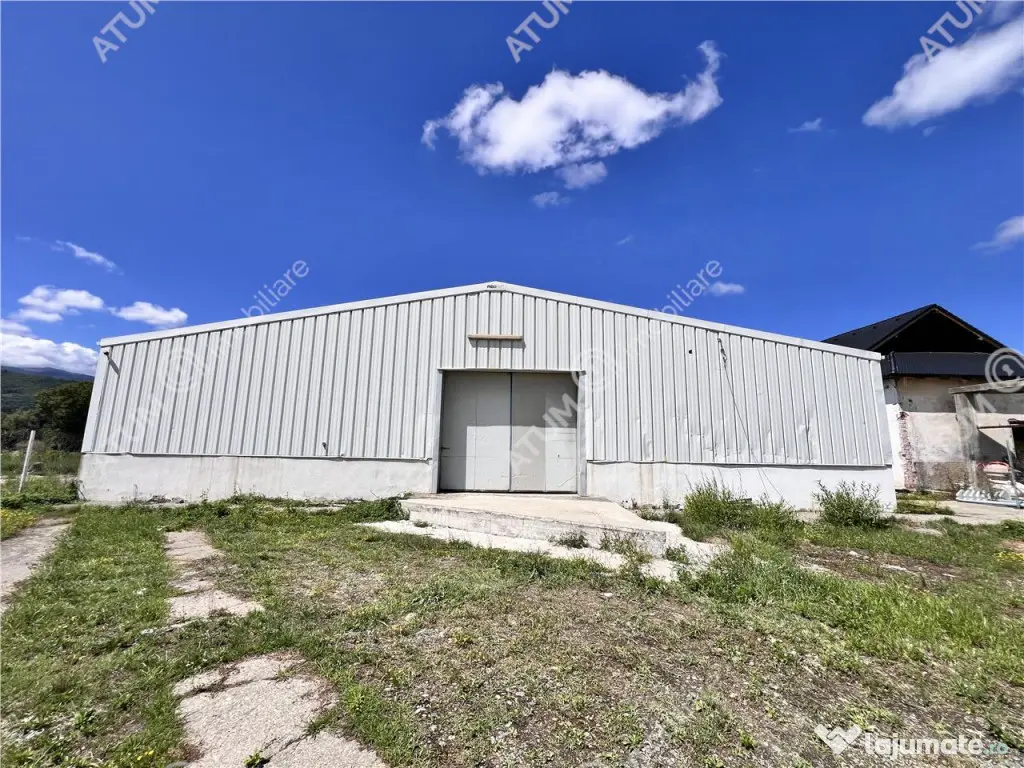 Hala de 918 mp utili si teren de 2400 mp cu acces de tir in