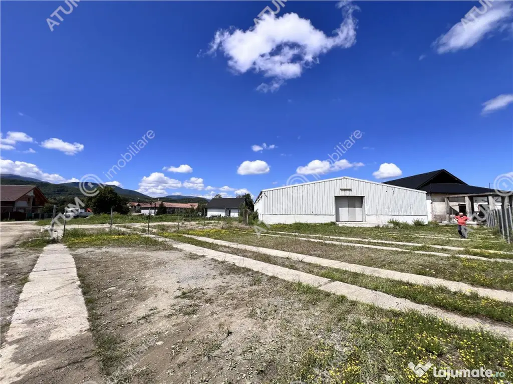 Hala de 918 mp utili si teren de 2400 mp cu acces de tir in