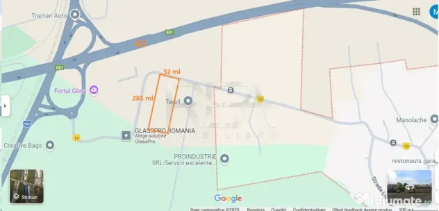 Teren 9.000 mp Centura Iesire spre A2