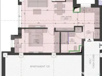 Apartament Ultracentral cu 2 Camere, 47.10mp Utili