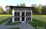 Casa moderna, individuala, teren 600mp