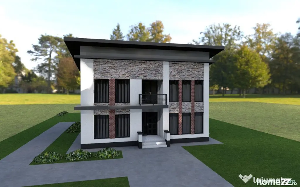 Casa moderna, individuala, teren 600mp - Marginea (Suceava)