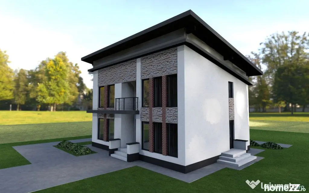 Casa moderna, individuala, teren 600mp - Marginea (Suceava)