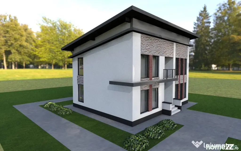 Casa moderna, individuala, teren 600mp - Marginea (Suceava)