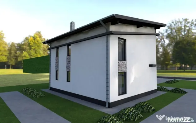 Casa moderna, individuala, teren 600mp - Marginea (Suceava)