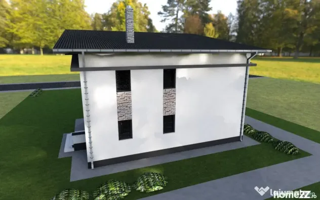 Casa moderna, individuala, teren 600mp - Marginea (Suceava)