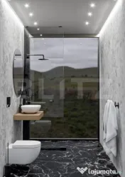 Cabana moderna, 6 camere, 400 mp, zona Muntele Rece 