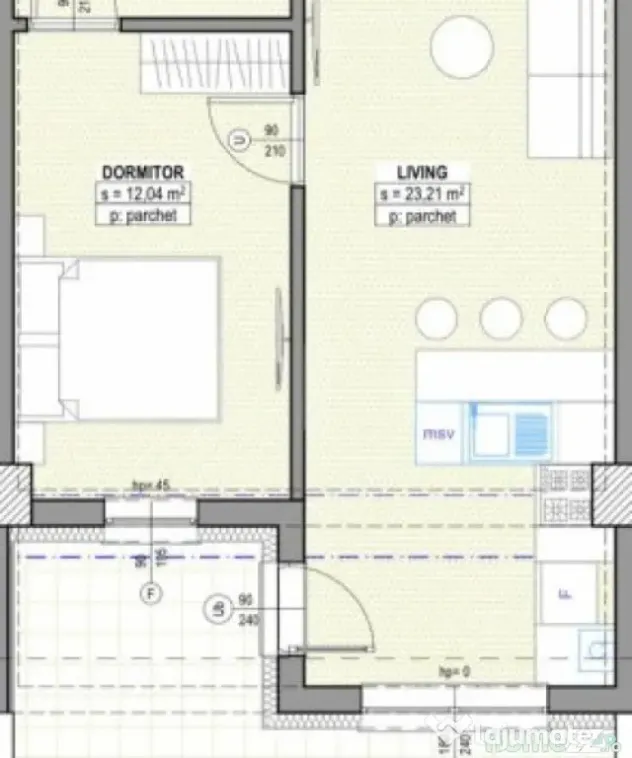 Apartament 2 camere, 48mp, cu terasa de 22 mp, plata la dezv - Suceava (Suceava)