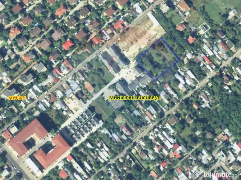 Teren Straulesti 3400 mp | deschidere 54m | metrou Straul...