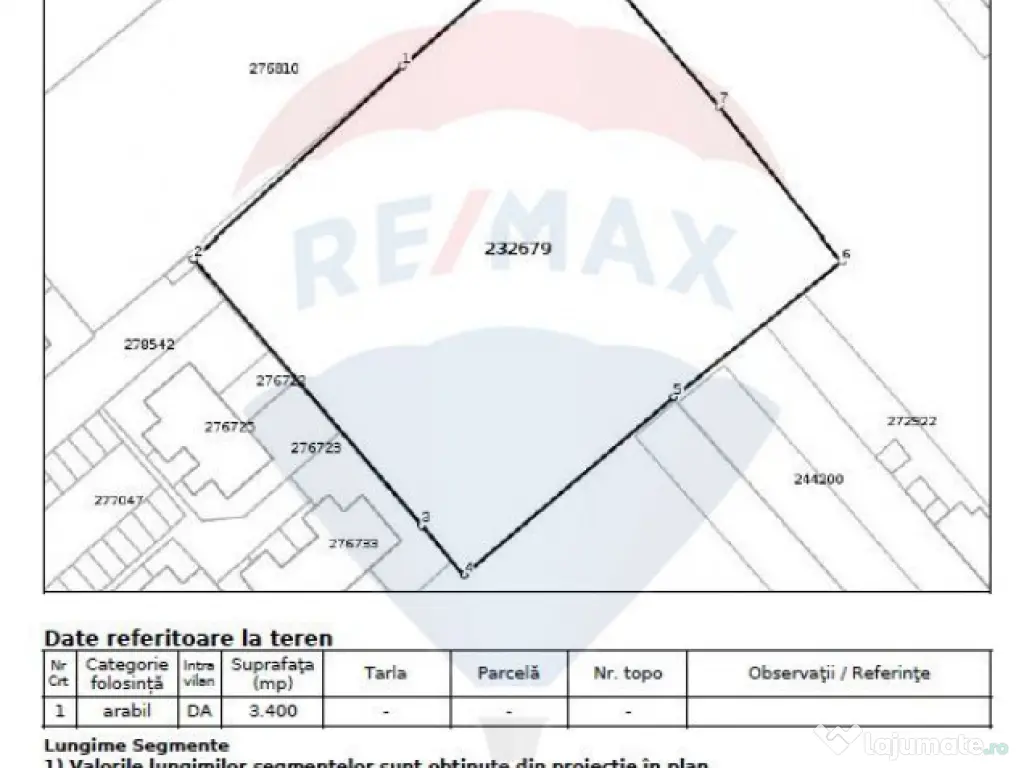 Teren Straulesti 3400 mp | deschidere 54m | metrou Straul...