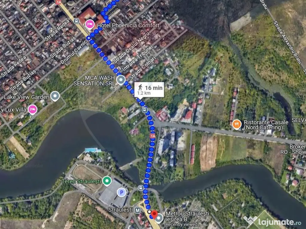 Teren Straulesti 3400 mp | deschidere 54m | metrou Straul...