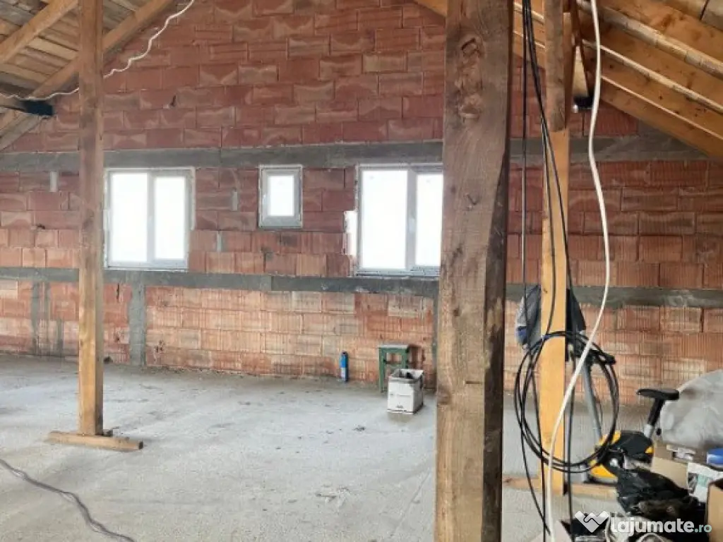 Casa la rosu, 300 mp, 31 ari de teren, Maneuti-Fratautii Vec