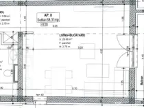 Apartament cu 1 camera, 38 mp, zona Braytim