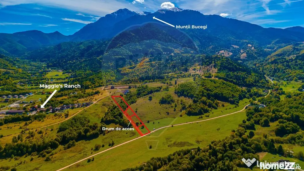 Teren 1,574mp Rasnov, Strada Valea Panicelului- varf de deal