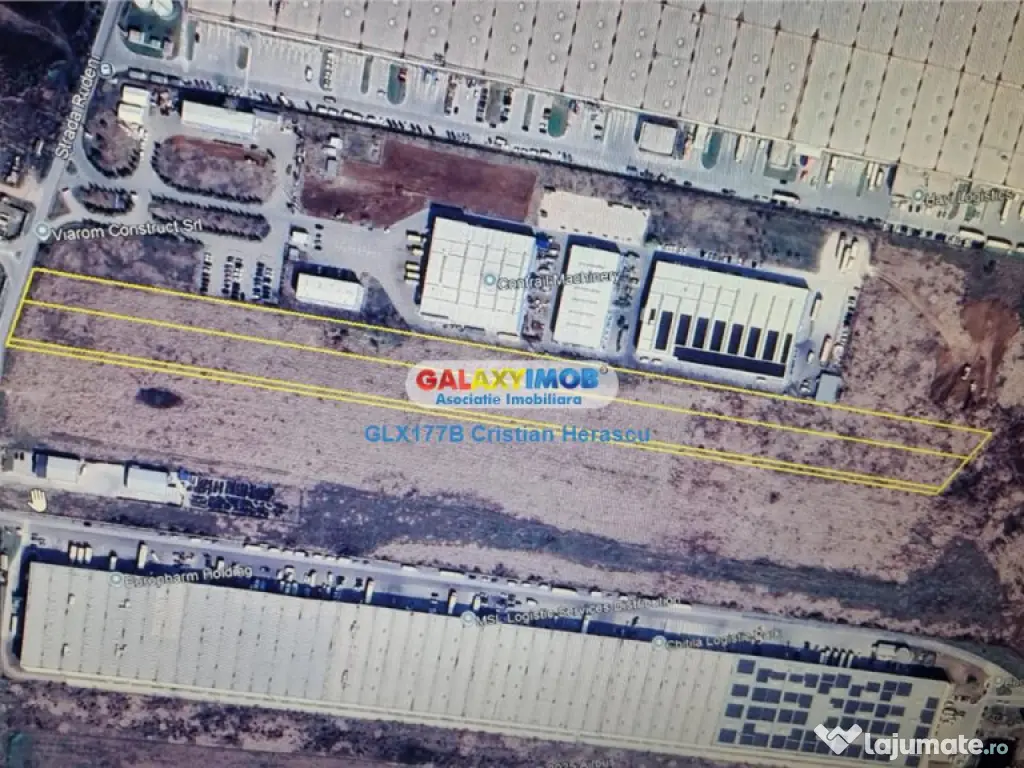 Teren Industrial 3 HECTARE Str Rudeni cu deschidere 50 ML