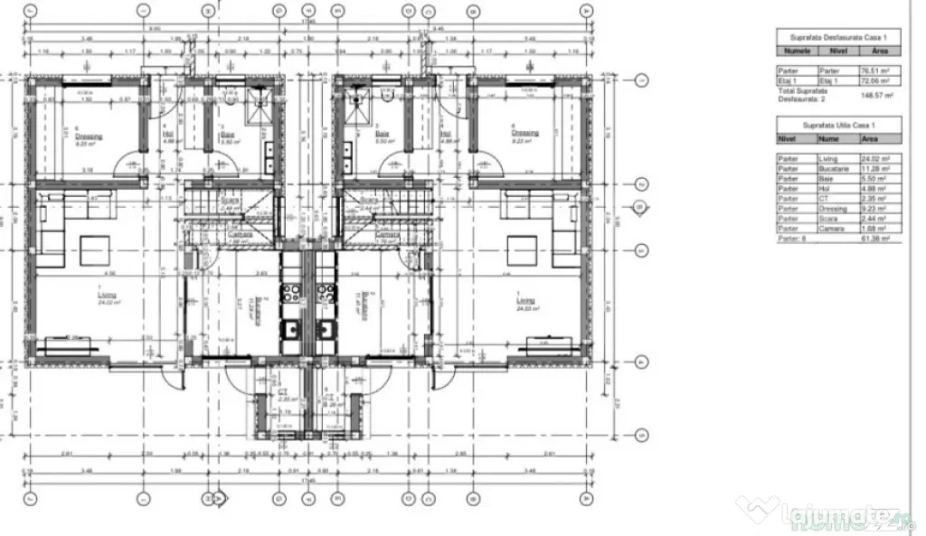 Duplex modern în Ghiroda, 112 mp utili, eficient energetic