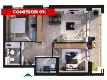 Comision 0 | Apartament de vanzare, cu 3 camere, 74 mp, zona