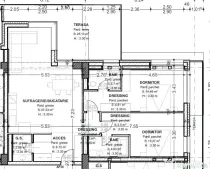 Apartament 3 camere, 93,5 mp, terasă 32,5 mp, zona centrala