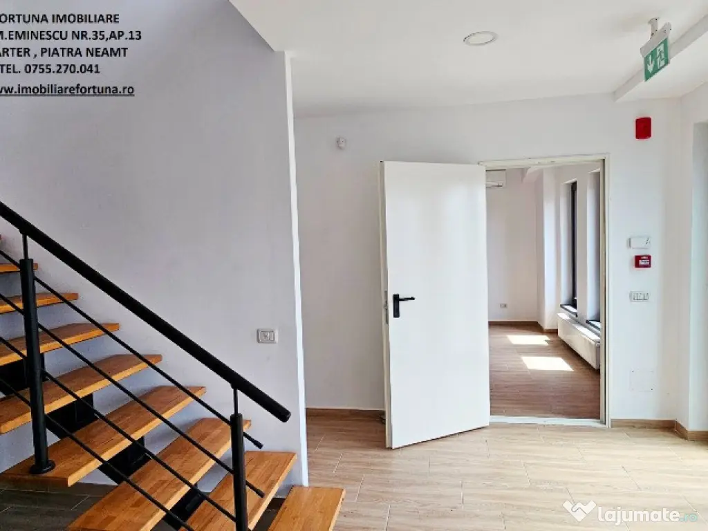 Complex imobiliar:cladire birouri, 2 hale noi si 3424 mp teren,P.Neamt