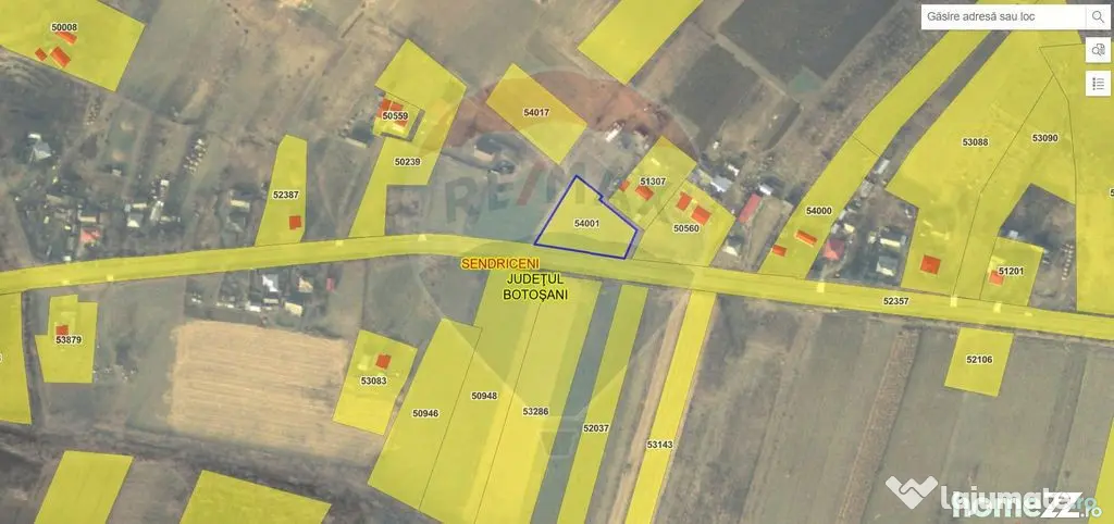 Teren intravilan 2,036mp Pădureni-Șendriceni, Botoșani