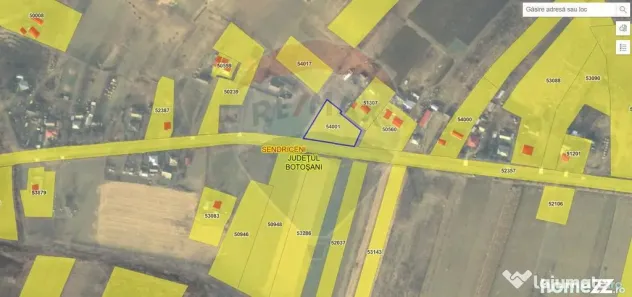 Teren intravilan 2,036mp Pădureni-Șendriceni, Botoșani