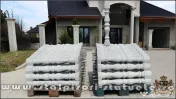 Stâlpișori, baluștri, popici, mosoare, din beton, model B5. 