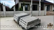 Stâlpișori, baluștri, popici, mosoare, din beton, model B5. 