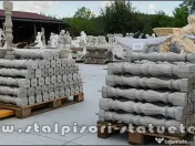 Stâlpișori, baluștri, popici, mosoare, din beton, model B5. 