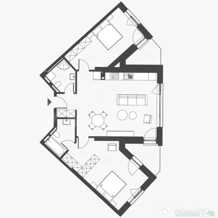 Comision 0 ! Somesului 15, Apartament 3 camere, Semicentral, - Cluj-Napoca (Cluj)