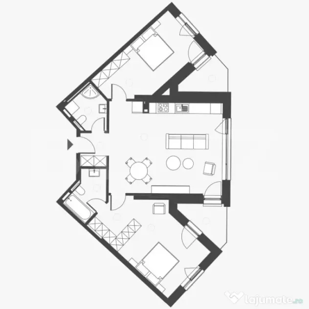 Comision 0 ! Somesului 15, Apartament 3 camere, Semicentral,