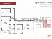 3 Camere, Pacii, 86 mp, decomandat, 2 balc., zona de case... 