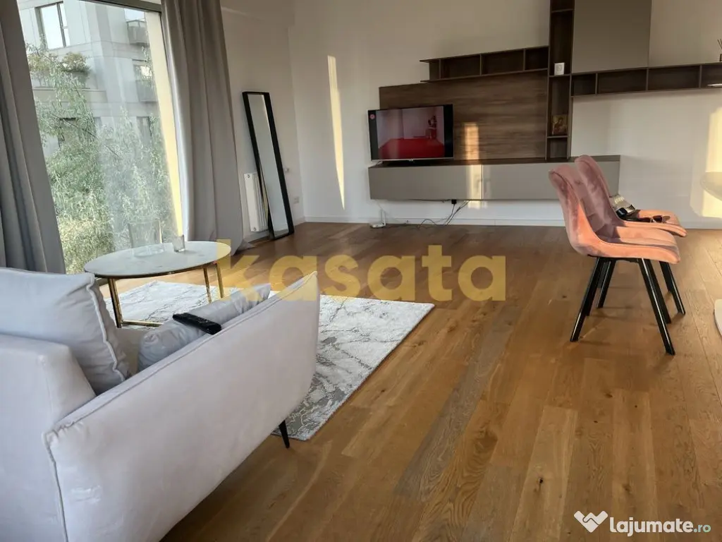 Apartament cu 2 camere, terasă și vedere spre grădină...