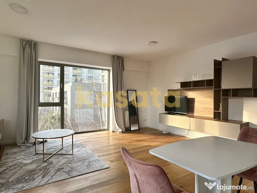 Apartament cu 2 camere, terasă și vedere spre grădină...