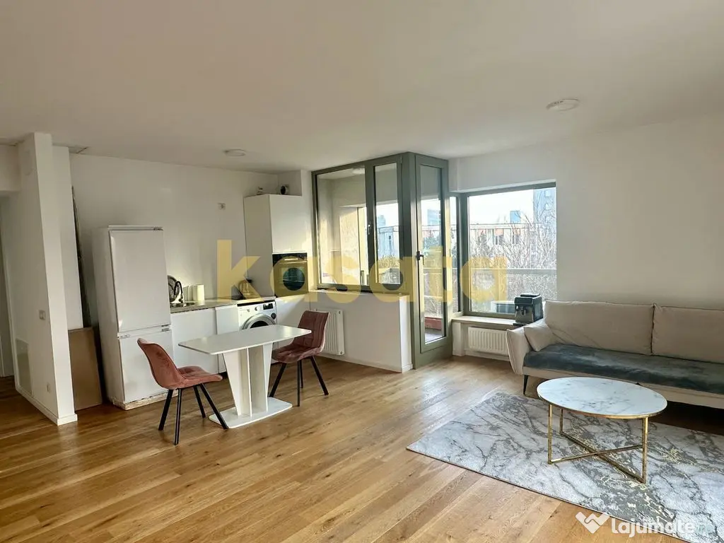 Apartament cu 2 camere, terasă și vedere spre grădină...