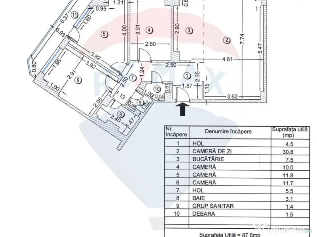 Apartament 4 Camere Ultrafinisat | Etaj 12/12 | 2 Bai | B...