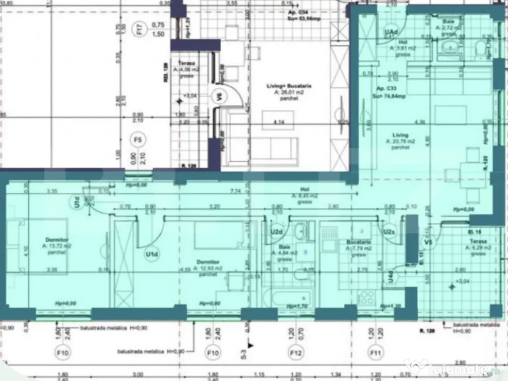 OFERTA-Apartament 3 camere 75 mp bloc nou zona Lipovei- Loc
