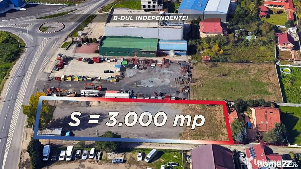 Teren de inchiriat – 3.000 mp la bulevard principal
