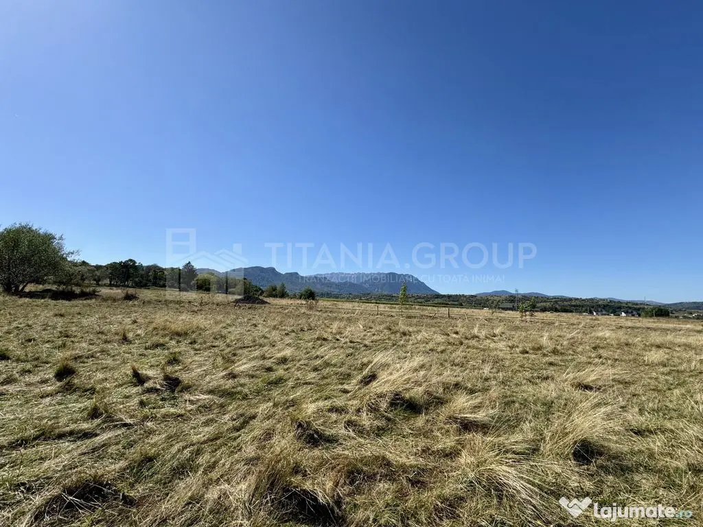 Teren intravilan parcelabil, priveliște spre munți, Soh...