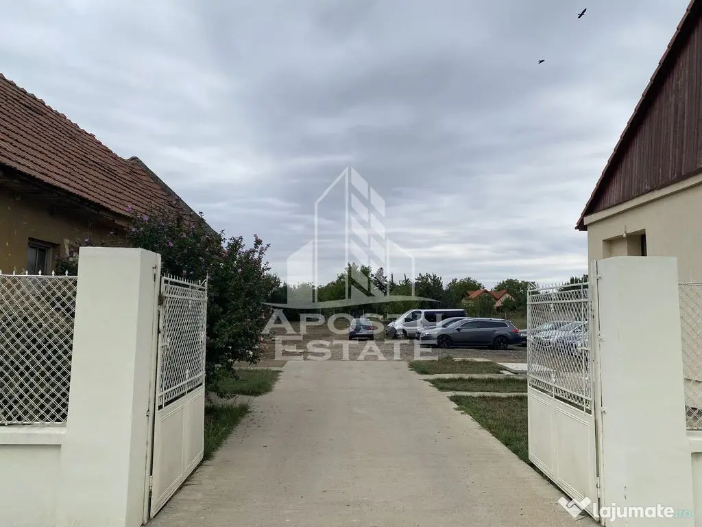 Casa în Dumbrăvița cu teren de 3039 mp și Front Stradal de 40 ml - Dumbravita (Timis)
