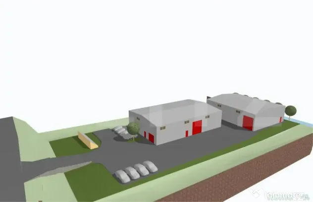 Hale industriale 900mp utili,teren de 2800mp, Centura Valcel