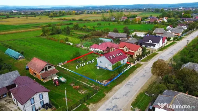 De vanzare casa cu teren generos in Salsig - finisaj exte...