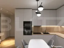 Apartament nou modern, 2 camere, centrala pe gaz si panouri