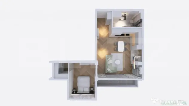 Apartament nou modern, 2 camere, centrala pe gaz si panouri - Oradea (Bihor)
