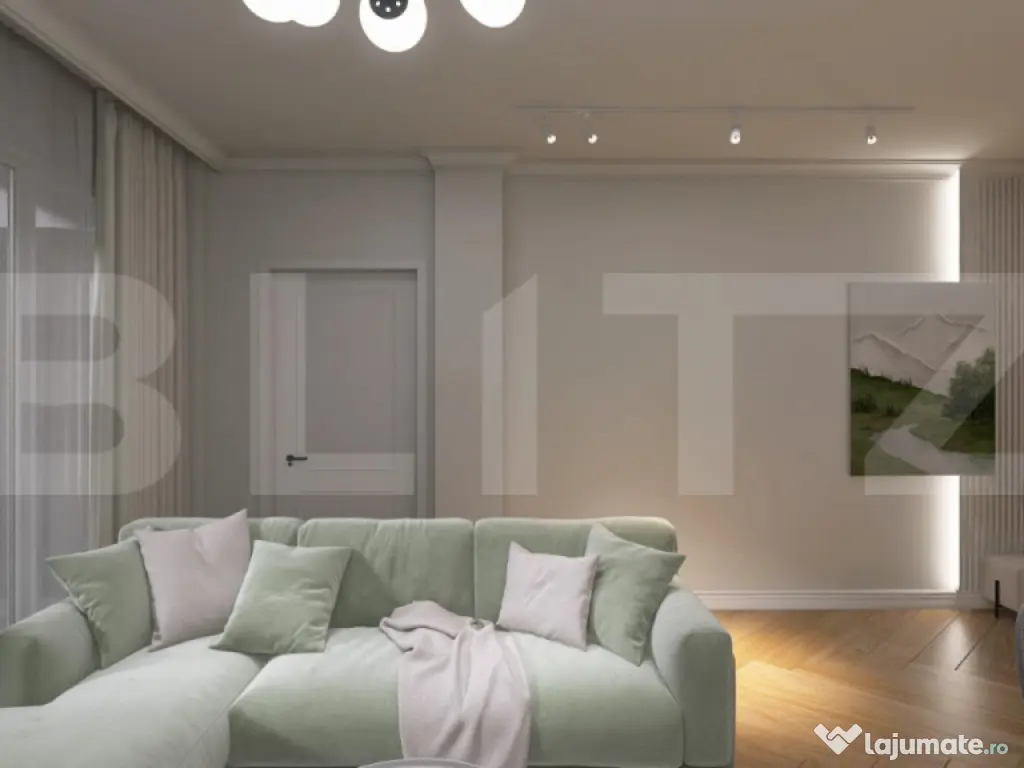 Penthouse nou modern, 3 camere, centrala proprie+panouri fot