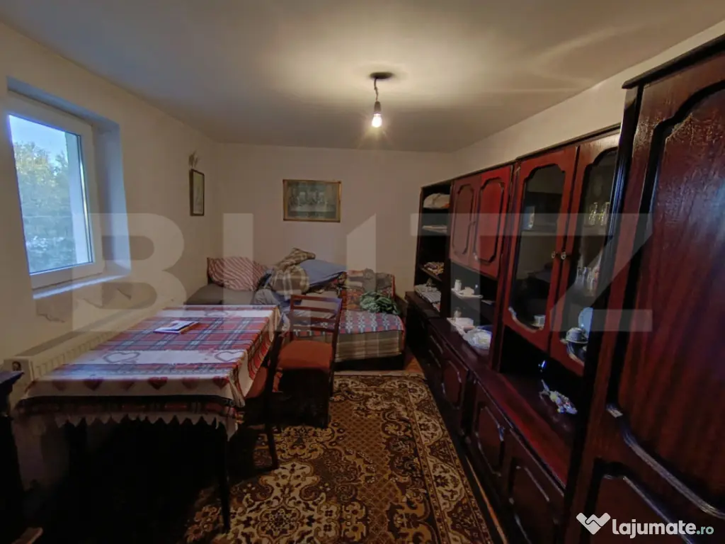 Casa cu 3 camere,baie, bucatarie,anexe.pivniță teren 800 m