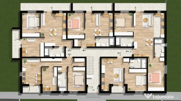 Apartament 3 camere, 70 mp, zona Orasul Vechi