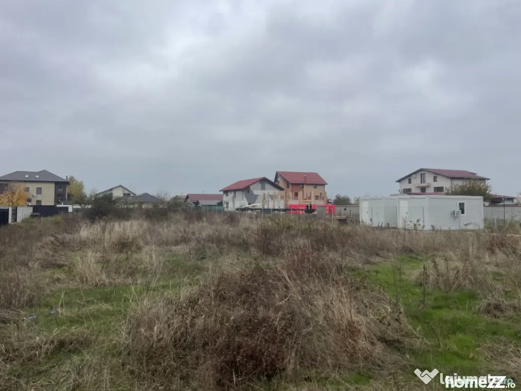 Domnești, teren intravilan, 775mp, deschidere 38ml, zona de